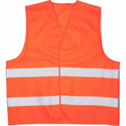 GILET DE SÉCURITÉ HAUTE VISIBILITÉ ORANGE