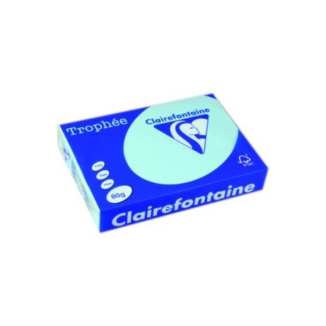 PAPIER TROPHEE A3 80G BLEU VIF RTE 500    1256