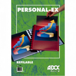 PROTÈGE-DOCUMENTS PERSONNALISABLE ADOC BIND-EX 30 POCH. 60 VUES A4 POLYPRO 8/10È