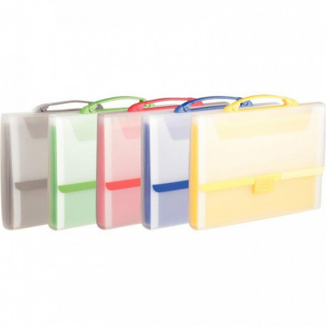  VALISETTE TRIEUR EN POLYPROPYLÈNE 13 COMPARTIMENTS COLORIS ASSORTIS