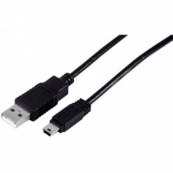 CORDON USB 2.0 A VERS MINI USB B 2.0 MÈTRES