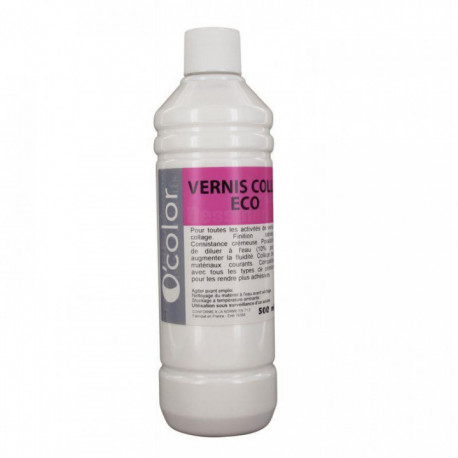 FLACON DE 500 ML DE VERNIS COLLE ÉCONOMIQUE