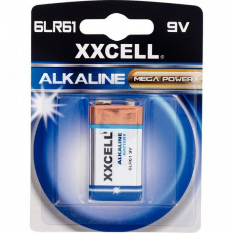 *SUB3*PILE BLISTER DE 1 9V 6LR61 XXCELL
