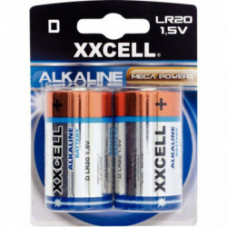 PILES 1.5V  *BLISTER DE 2* LR20 XXCELL