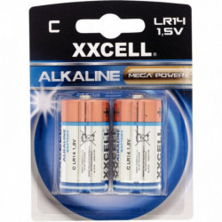 BLISTER DE 2 PILES 1.5V LR14 XXCELL
