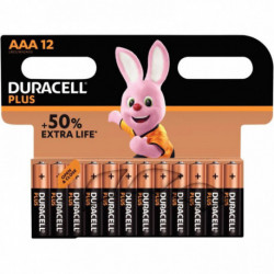 PILE DURACELL PLUS POWER AAA LR3 *PQT12*     5000394018570