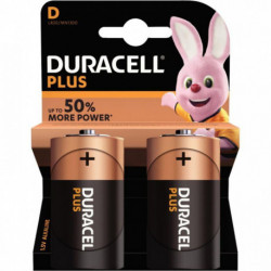 PILE LR20 **PQT2 * DURACELL PLUS POWER D  5000394019171