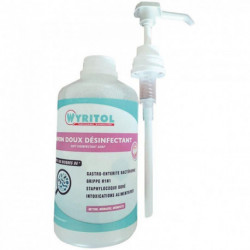 SAVON LIQUIDE  désinfectant/VIRUCIDE EN14476 pompe 500 ml PV56150901 WYRITOL