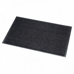 TAPIS 60X90 D'ACCUEIL MICROFIBRE GRIS ABSORBANT NON FEU M3 
