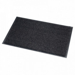 TAPIS 90X150 D'ACCUEIL  MICROFIBRE NON FEU M3  GRIS ABSORBANT PASSAGE INTENSE 