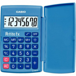 CALCULATRICE FX BLEUE 8 CHIFFRES 12X7X1,5 CM CASIO Petite FX bleue