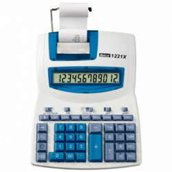 CALCULATRICE IMPRIMANTE IBICO 1221X 12CH.-SECTEUR-ACHAT/VENTE/MARGE ENC 34248 IB