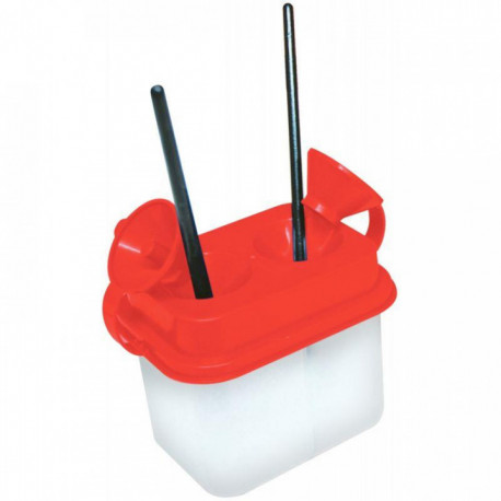 DOUBLE POT DE NETTOYAGE PINCEAU ANTI VERSE 2 X 170ML