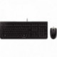 PACK CLAVIER & SOURIS FILAIRES CHERRY DC 2000 USB NOIR 925991