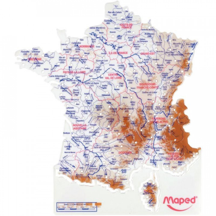 CARTE DE France MAPED - SETICO