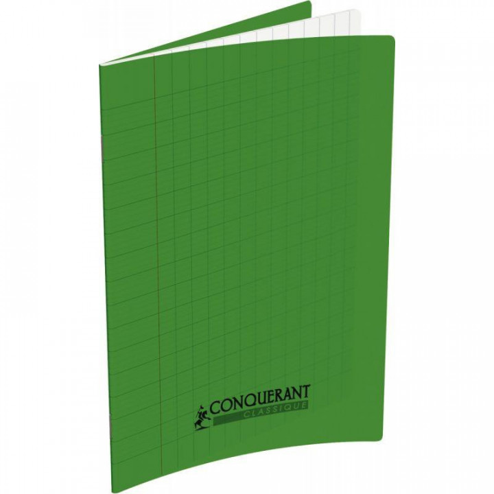 CAHIER POLYPRO VERT MATERN 17x22 90G 32P SEYES 3MM HAMELIN