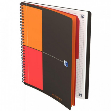 CAHIER SPIRALE ACTIVEBOOK B5 5X5 160P 80G CONNECT   400080786 FAB France OXFORD PEFC SCRIBZEE