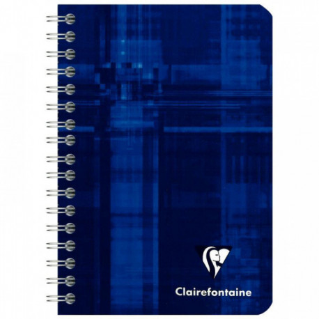CARNET SPIRALE 9,5x14 180P 5x5 90G CLAIREFONTAINE PEFC FAB France