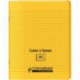 CAHIER A RABAT POLYPRO 17x22 96P 90G SEYES JAUNE