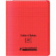 CAHIER A RABAT POLYPRO 17x22 96P 90G SEYES ROUGE
