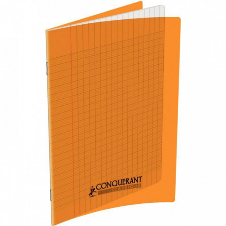 CAHIER POLYPRO ORANGE 17x22 90G 48 PAGES SEYES 100105471