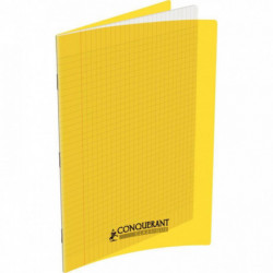 CAHIER POLYPRO JAUNE 21x29,7 90G 96 PAGES SEYES CONQUERA 100102468