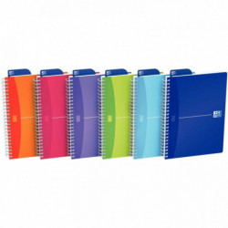 CAHIER SPIRAL MY COLOURS A4 180P 5x5 REF35-12-04 OXFORD 100101864