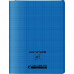 CAHIER A RABAT POLYPRO 24x32 48P 90G SEYES BLEU