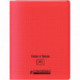 CAHIER A RABAT POLYPRO 24x32 48P 90G SEYES ROUGE