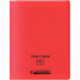 CAHIER A RABAT POLYPRO 24x32 48P 90G SEYES ROUGE