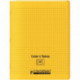 CAHIER A RABAT POLYPRO 24X32 96P 90G SEYES JAUNE