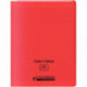 CAHIER A RABAT POLYPRO 24X32 96P 90G SEYES ROUGE