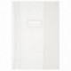 PAQUET DE 10 PROTÈGES-CAHIER ÉPAISSEUR 21/100ÈME 21X29,7CM PVC CRISTAL INCOLORE