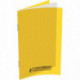 CARNET POLYPRO PIQURE 11x17 96P 90G 5x5 JAUNE HAMELIN 400013592