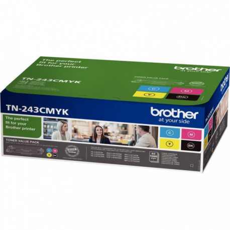 TN243CMYK 4TONERS NCMJ BROTHER 4X1000PAGES