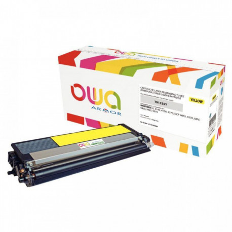 TN325Y JAUNE  HC TONER P/BROTHER 4000PAGES OWA