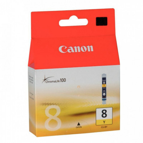 0623B001 RECHARGE ENCRE JAUNE CANON CLi8Y  490P CANON