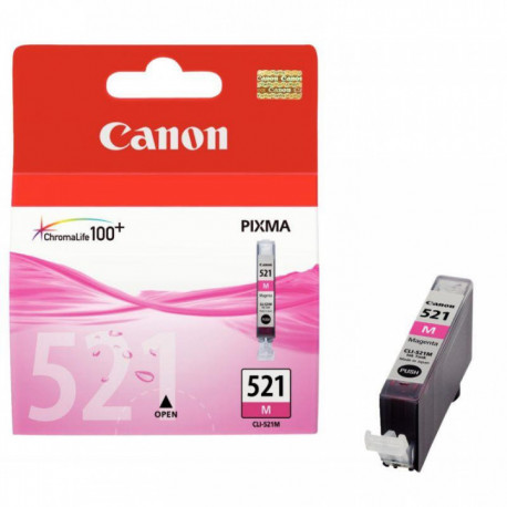 CLI521M MAGENTA CANON 9ML 535PAGES CRT.J.ENC.