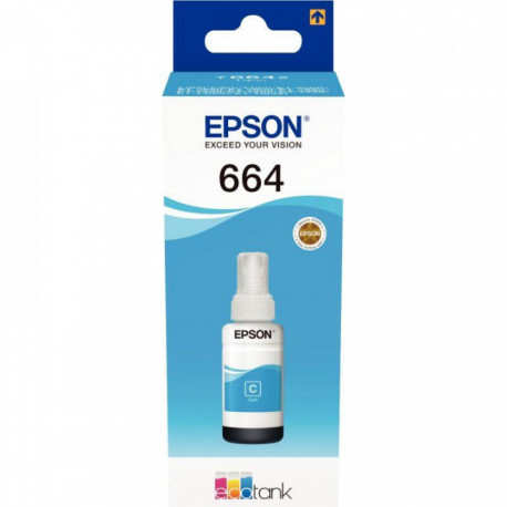 C13T664240 CART P/EPSON ECOTANK T6642 BOUTEILLE D'ENCRE BLEUE 70ML 6500P EPSON