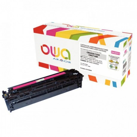 CB543A 125A  716 MAGENTA T ONER P/HP/CANON  1400PAGES OWA