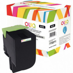 80C2HK0 CARTOUCHE LASER COULEUR LEXMARK CX410 NOIR  K15809OW