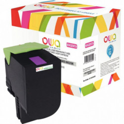 80C2HM0 CARTOUCHE LASER COULEUR LEXMARK CX410 MAGENTA  K15811OW