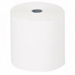 LOT DE 5 BOBINES PAPIER THERMIQUE 80 X 80 X 72 MM, PAPIER 55 GRAMMES SANS BISPHÉ