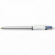 STYLO 4 COUL BILLE BIC  CORPS METAL SHINE  BIC 919380