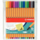 Pochette x 15 stylos-feutres STABILO point 88 - coloris assortis 8815
