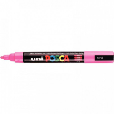 MARQUEUR UNI POSCA PC5M OGIVE MOYENNE 2,5MM  ROSE POSCA PC5M RE