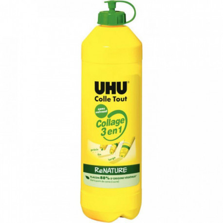 COLLE 3 EN 1 UHU 810ML FLACON