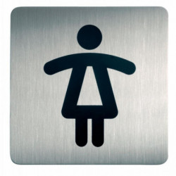 *SUB3*PLAQUE PICTO TOILETTES FEMMES DURABLE 4956-23