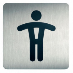*SUB3*PLAQUE PICTO TOILETTES HOMMES DURABLE 4954-23
