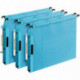 DOSSIER SUSPENDU  ARMOIRE VELCRO FOND 30 BLEU AZL PQT25